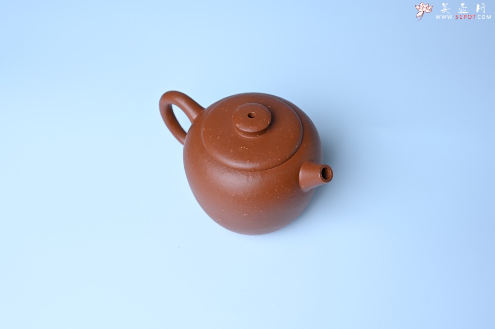紫砂壶图片：美壶特惠 粗砂红泥巨轮壶 茶人醉爱 - 美壶网