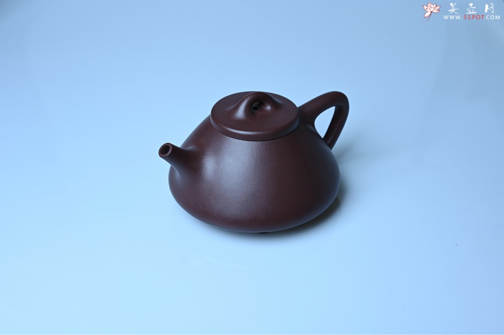 紫砂壶图片：美壶特惠 特好老紫泥子冶石瓢 - 美壶网