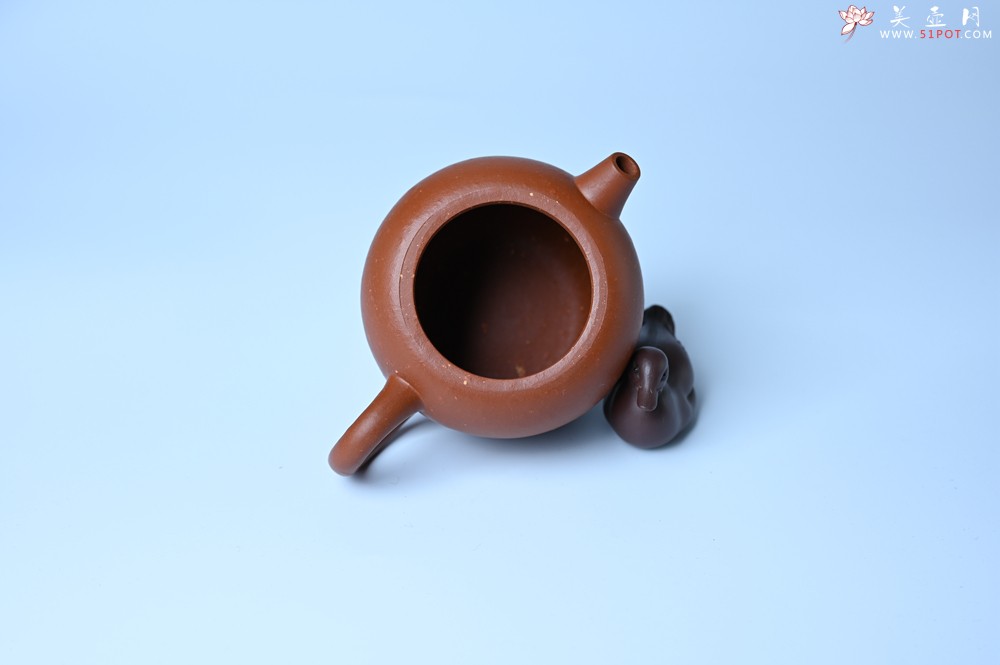 紫砂壶图片：美壶特惠 粗砂红泥巨轮壶 茶人醉爱 - 美壶网