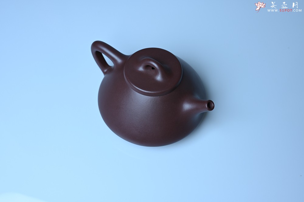 紫砂壶图片：美壶特惠 特好老紫泥子冶石瓢 - 美壶网
