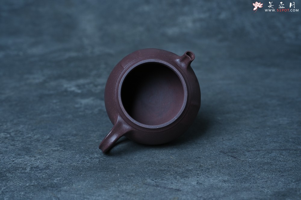 紫砂壶图片：美壶特惠 老紫泥般若小美壶 茶人醉爱 - 美壶网