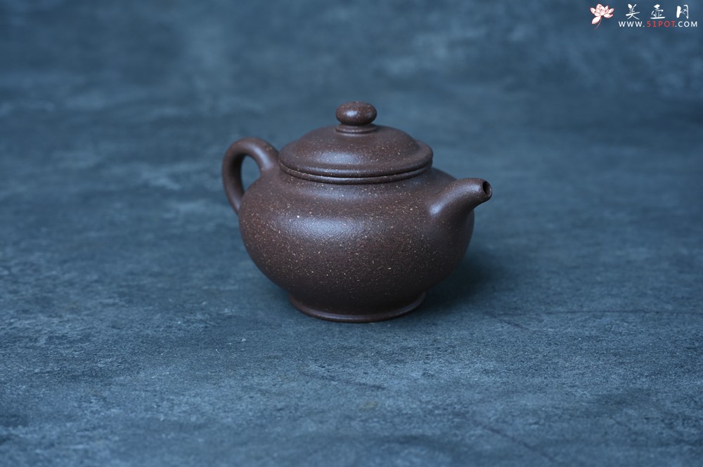 紫砂壶图片：美壶特惠 手工手制紫砂壶特好黄龙山高温老段泥掇只壶 茶壶 茶具 单壶 - 美壶网
