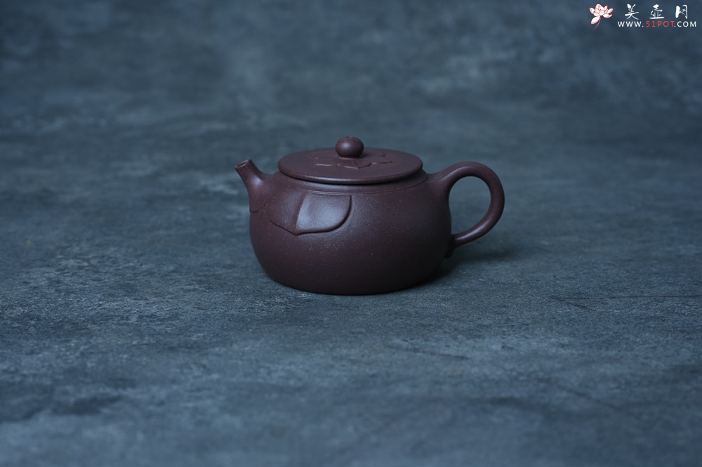 紫砂壶图片：美壶特惠 老紫泥般若小美壶 茶人醉爱 - 美壶网