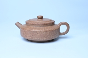 紫砂壶图片：美壶特惠 紫砂壶手工手制特好五彩老段泥还原烧周盘壶 茶壶 茶具 单壶 - 美壶网