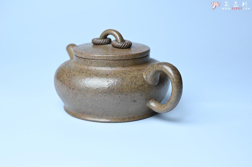 紫砂壶图片：美壶特惠 柴烧双圈壶 茶人醉爱 - 美壶网