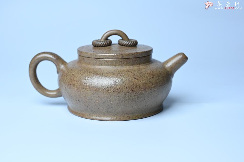 紫砂壶图片：美壶特惠 柴烧双圈壶 茶人醉爱 - 美壶网