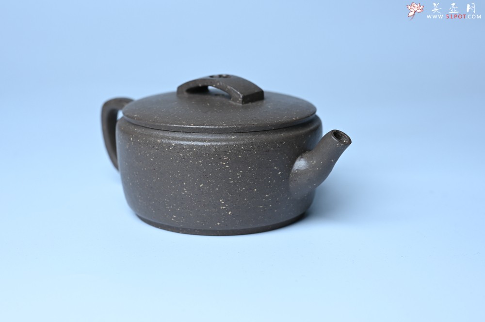 紫砂壶图片：美壶特惠 青灰段泥汉瓦壶 茶人醉爱 - 美壶网