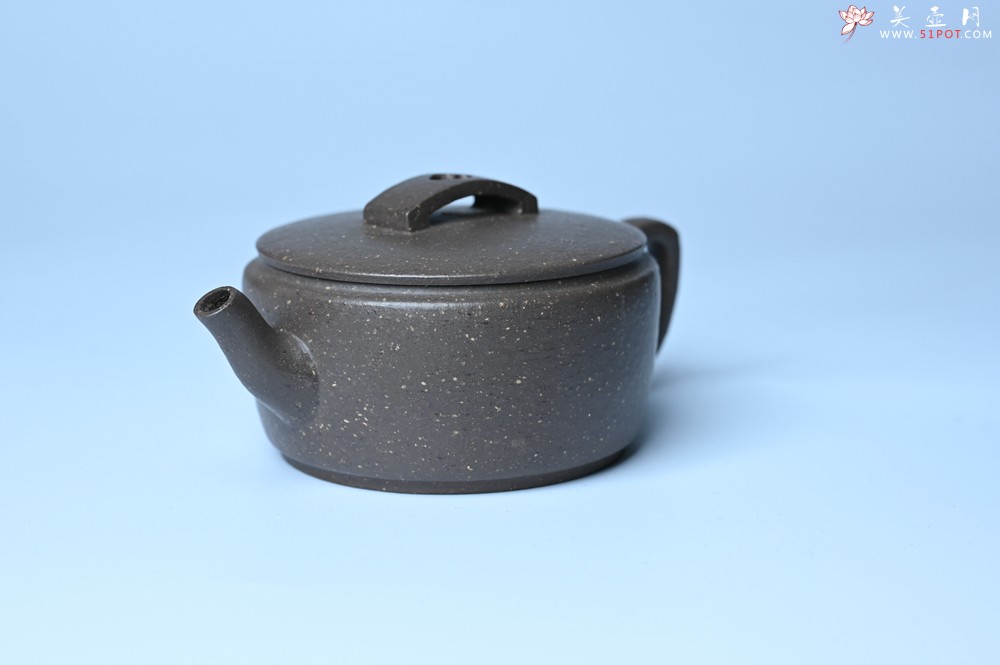 紫砂壶图片：美壶特惠 青灰段泥汉瓦壶 茶人醉爱 - 美壶网