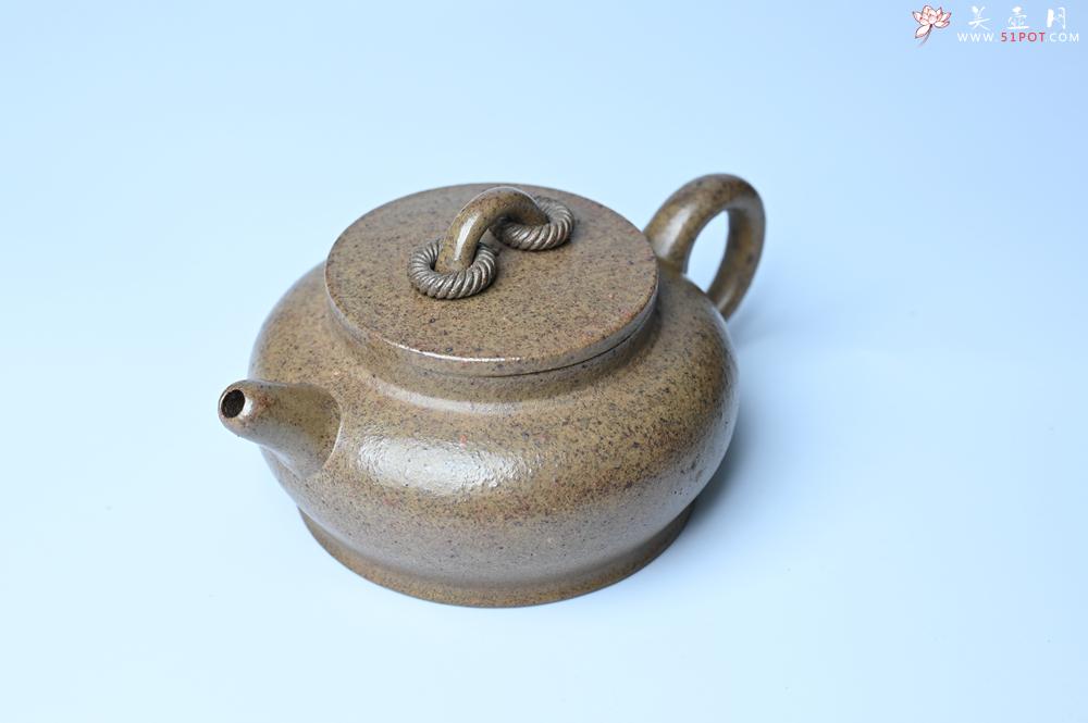 紫砂壶图片：美壶特惠 柴烧双圈壶 茶人醉爱 - 美壶网