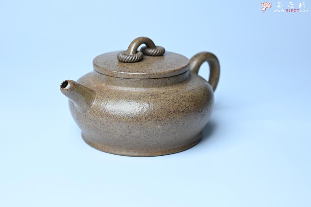 紫砂壶图片：美壶特惠 柴烧双圈壶 茶人醉爱 - 美壶网