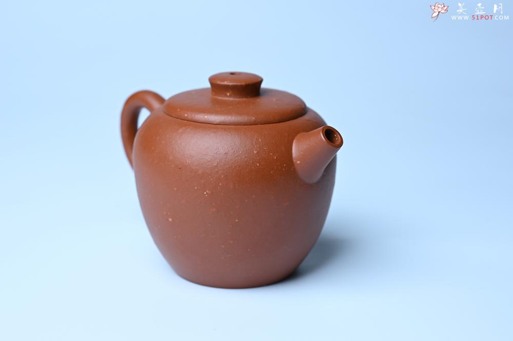 紫砂壶图片：美壶特惠 粗砂红泥巨轮壶 茶人醉爱 - 美壶网