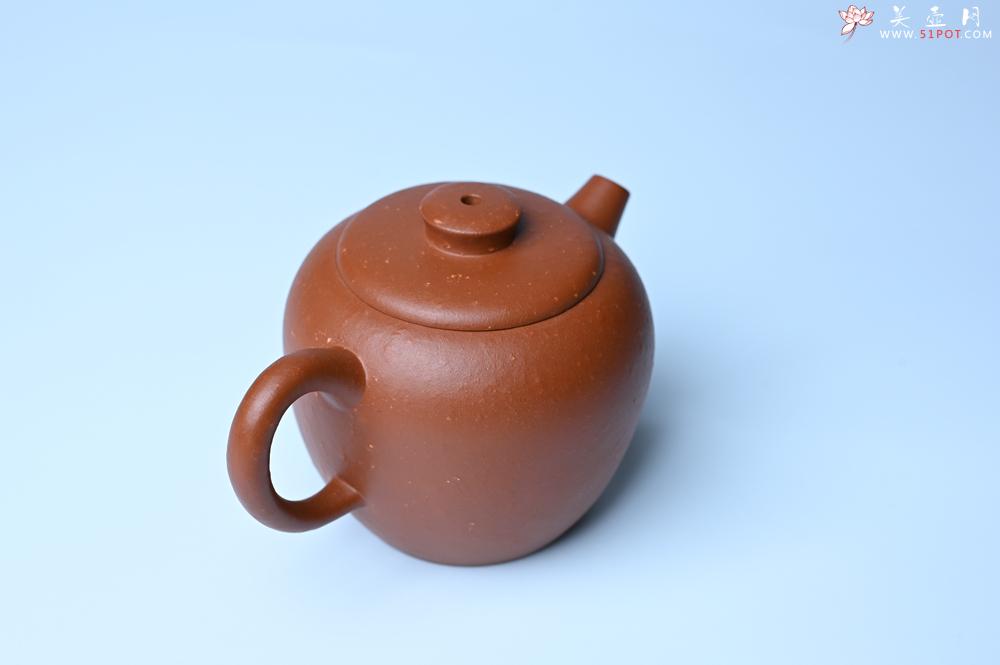 紫砂壶图片：美壶特惠 粗砂红泥巨轮壶 茶人醉爱 - 美壶网