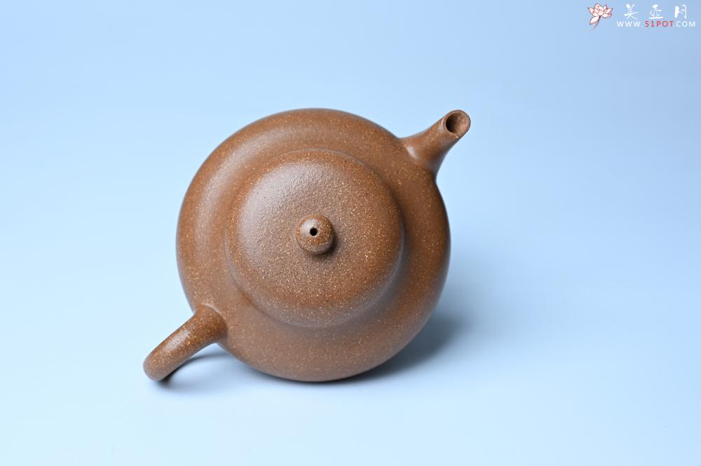 紫砂壶图片：美壶特惠 特好老段泥精致合欢壶 茶人醉爱 - 美壶网