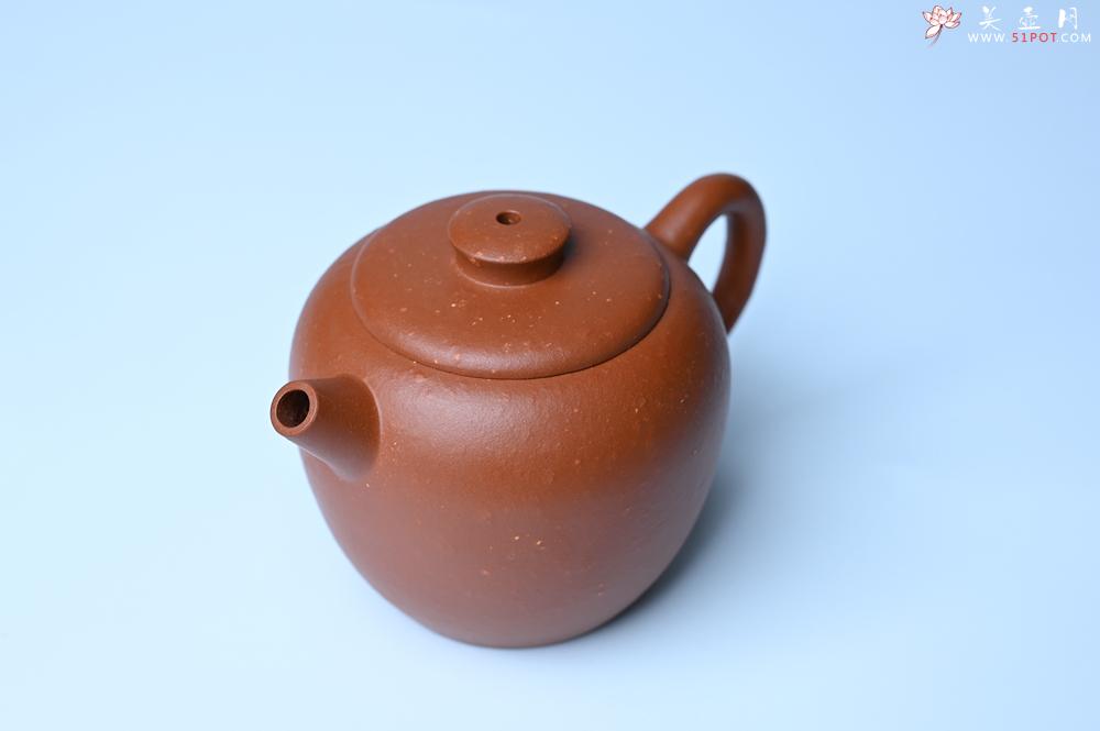 紫砂壶图片：美壶特惠 粗砂红泥巨轮壶 茶人醉爱 - 美壶网