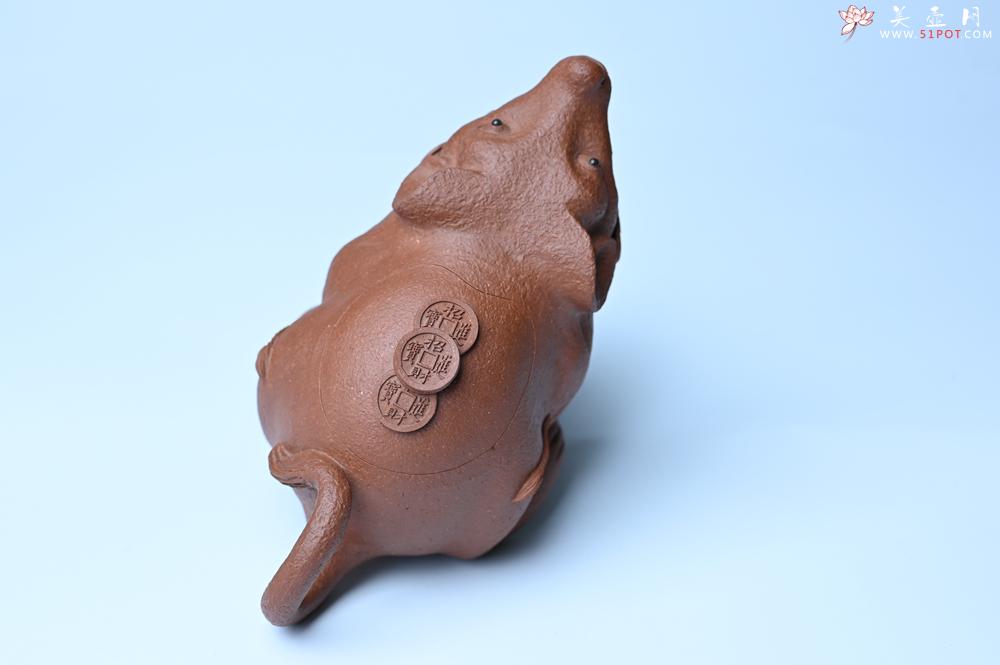 紫砂壶图片：美壶特惠 降坡泥鼠你有钱壶壶 茶人醉爱 - 美壶网