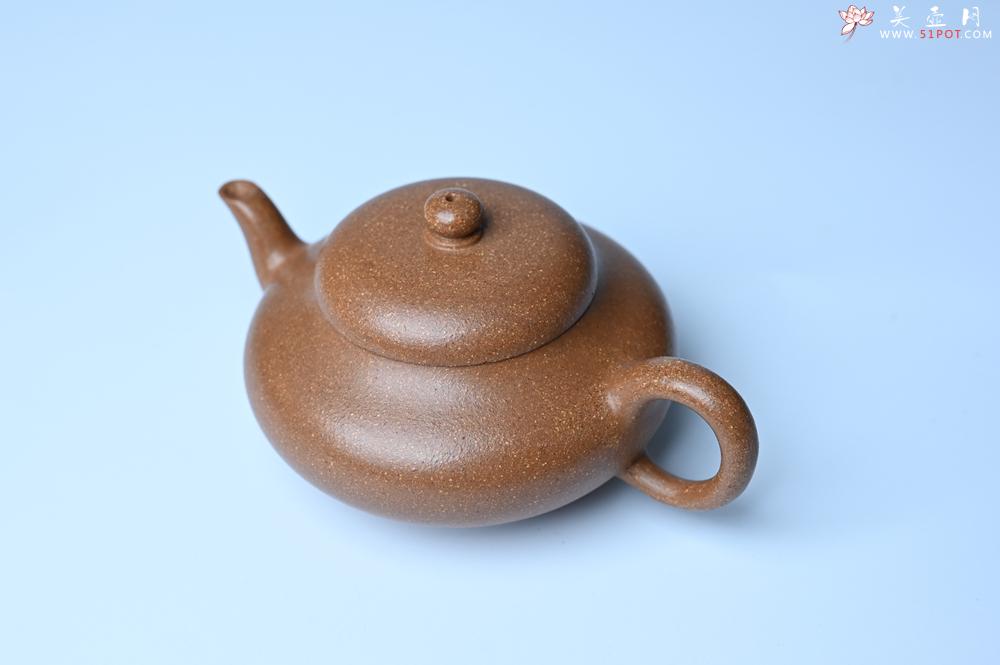 紫砂壶图片：美壶特惠 特好老段泥精致合欢壶 茶人醉爱 - 美壶网