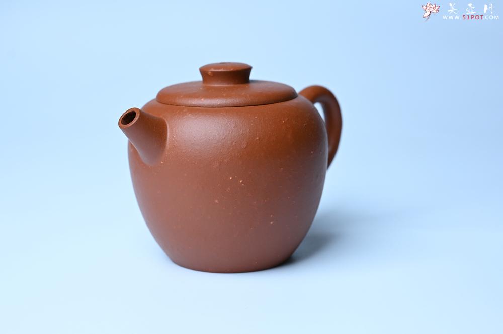 紫砂壶图片：美壶特惠 粗砂红泥巨轮壶 茶人醉爱 - 美壶网