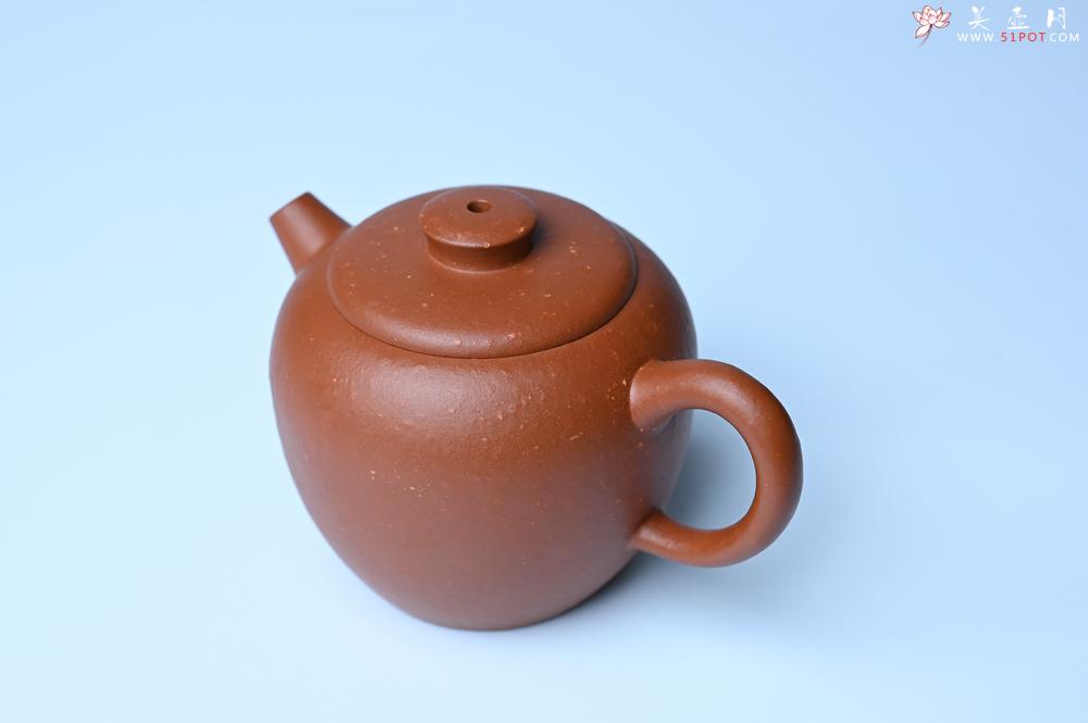 紫砂壶图片：美壶特惠 粗砂红泥巨轮壶 茶人醉爱 - 美壶网