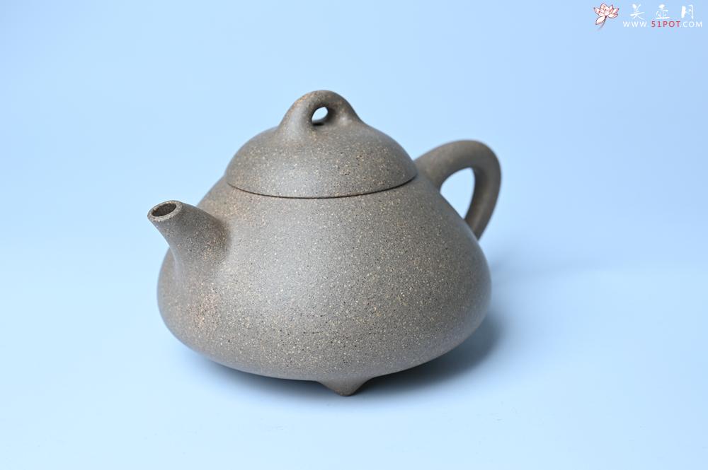 紫砂壶图片：美壶特惠 特好松花段泥精工乳瓢茶壶 茶人醉爱 - 美壶网