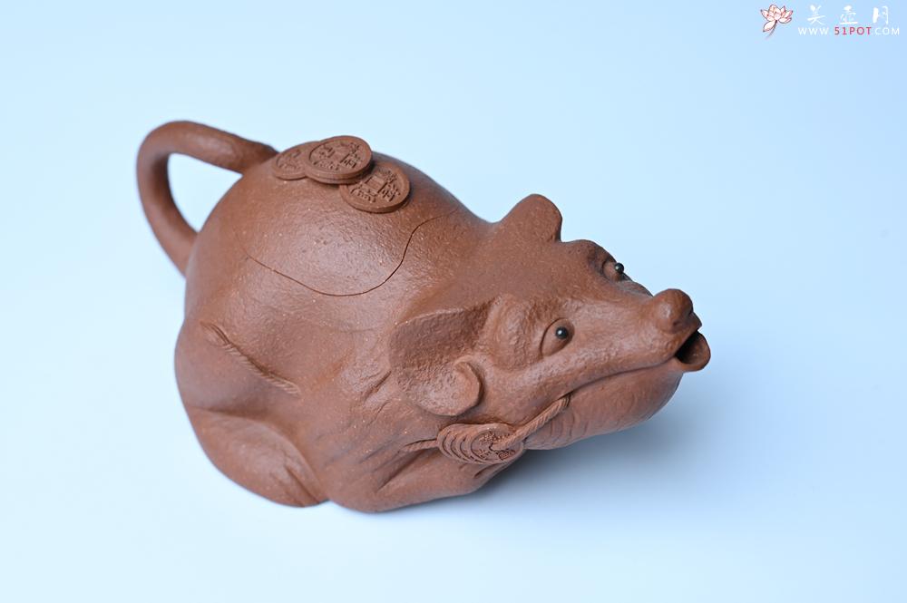 紫砂壶图片：美壶特惠 降坡泥鼠你有钱壶壶 茶人醉爱 - 美壶网