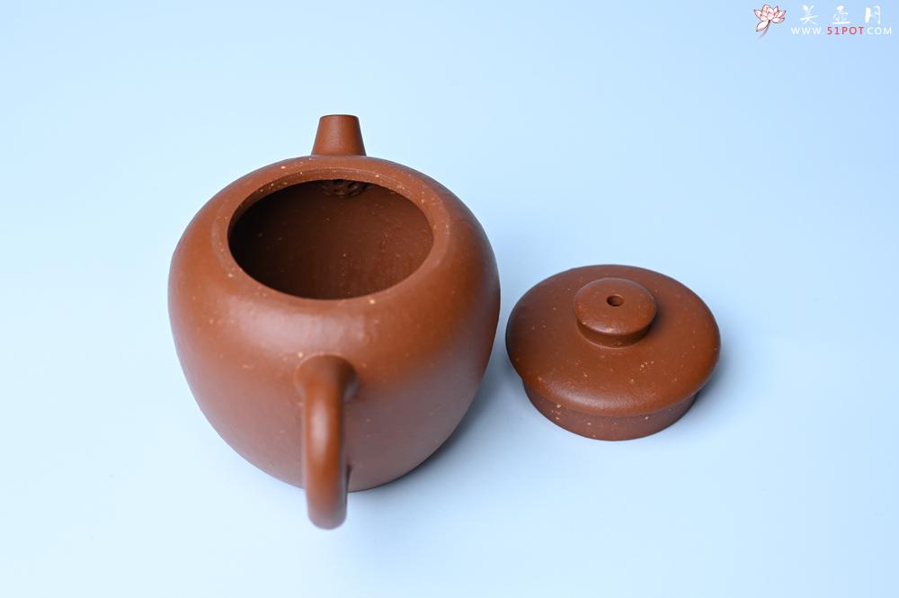 紫砂壶图片：美壶特惠 粗砂红泥巨轮壶 茶人醉爱 - 美壶网