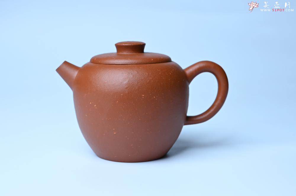 紫砂壶图片：美壶特惠 粗砂红泥巨轮壶 茶人醉爱 - 美壶网