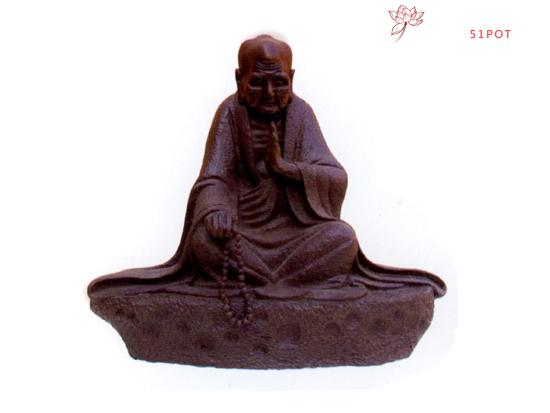 紫砂壶图片：静坐罗汉  作者：高工艺师吴克强 - 美壶网