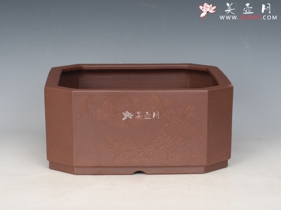 紫砂壶图片：八方水洗（全手工） - 美壶网