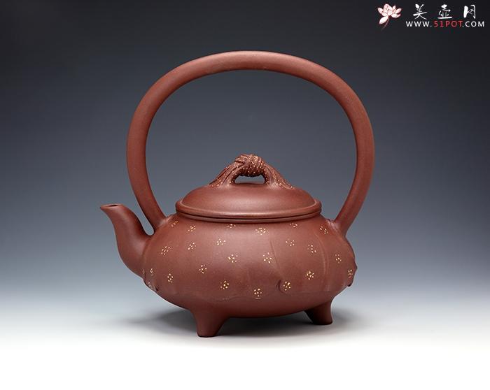 紫砂壶图片:风韵提梁壶 - 美壶网