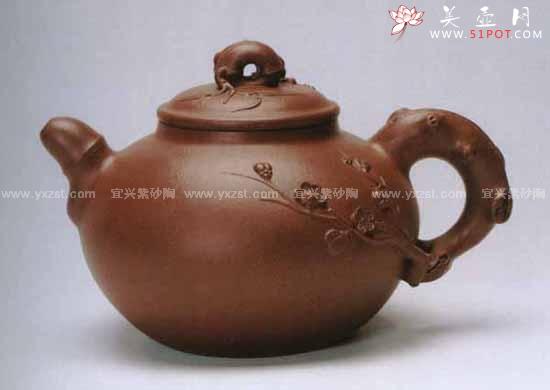 紫砂壶图片:梅竹双清壶 - 美壶网
