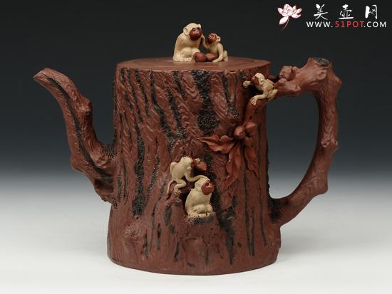 紫砂壶图片:五子登科 - 美壶网