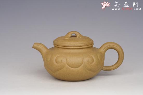 紫砂壶图片:仿古如意250CC - 美壶网