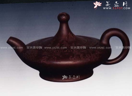 紫砂壶图片：玉扁如意 - 美壶网