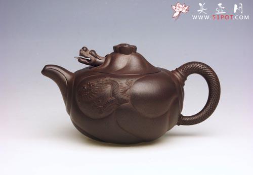 紫砂壶图片:环龙三脚 - 美壶网