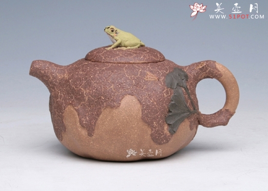 紫砂壶图片：树蛙供春小品 - 美壶网