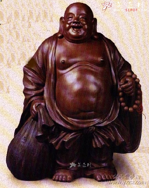 紫砂壶图片：布袋和尚 - 美壶网