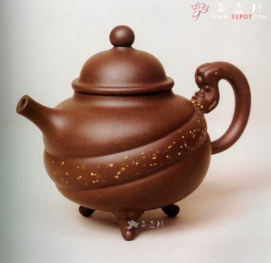 紫砂壶图片：天龙顶珠 - 美壶网