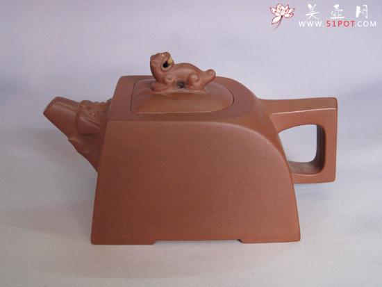 紫砂壶图片:伏虎壶 120CC - 美壶网