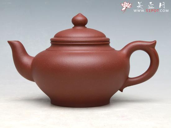 紫砂壶图片:笑樱壶紫泥 - 美壶网