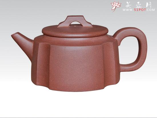 紫砂壶图片:秦朴  紫泥  3... - 美壶网