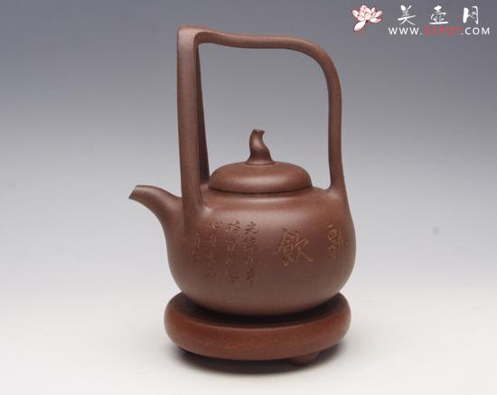 紫砂壶图片：心舟扁提 - 美壶网