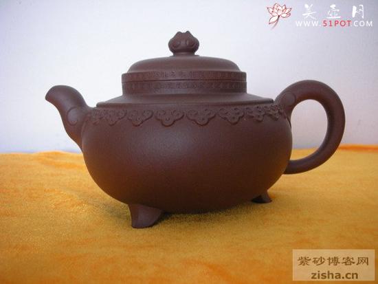 紫砂壶图片:云肩如意 - 美壶网