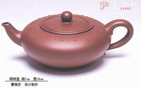 紫砂壶图片:缀珠壶 - 美壶网