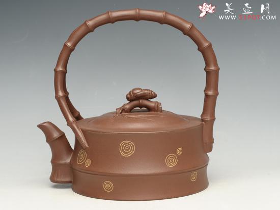 紫砂壶图片:知足提梁 - 美壶网