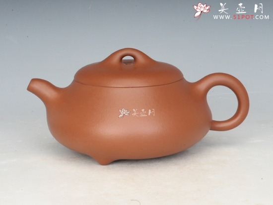 紫砂壶图片：矮石瓢 - 美壶网