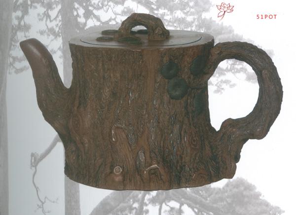 紫砂壶图片:松段 - 美壶网
