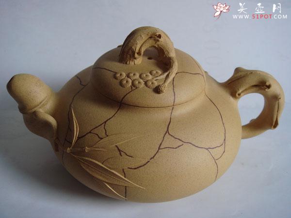 紫砂壶图片:冰片三友壶1 - 美壶网