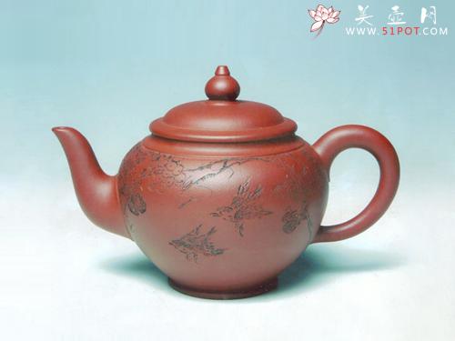 紫砂壶图片:福寿 - 美壶网