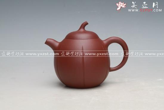 紫砂壶图片：茄瓜壶1 - 美壶网
