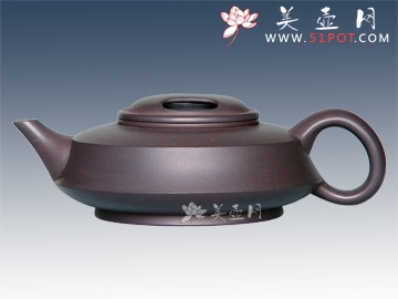 紫砂壶图片：扁牛 - 美壶网
